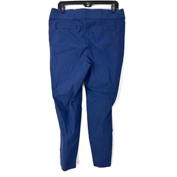 Elle Skinny Womens Size LS Short Pants Blue Pull On Elastic Waist Comfort N1 - Picture 6 of 12